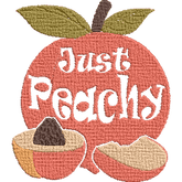 Just-Peachy-Hello-Summer-Vibes - Embroidery Design - FineryEmbroidery